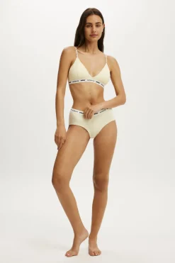 Prince Branded Cotton Crossover Bralette
