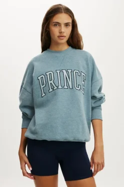 Prince Plush Drop Shoulder Sweatshirt