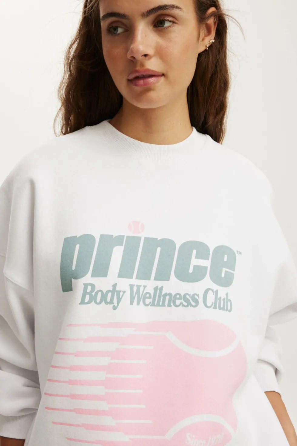 Prince Plush Drop Shoulder Sweatshirt