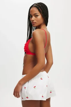 Rara Ruffle Triangle Bralette