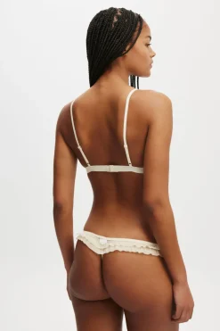 Rara Ruffle Triangle Bralette
