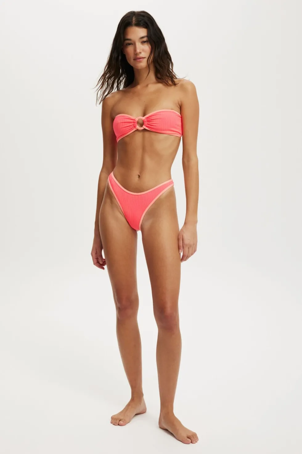 Refined High Side Brazilian Bikini Bottom