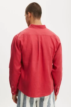 Relaxed Linen Long Sleeve Shirt