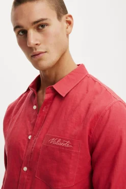 Relaxed Linen Long Sleeve Shirt
