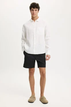 Relaxed Linen Long Sleeve Shirt