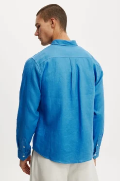 Relaxed Linen Long Sleeve Shirt