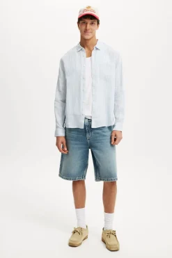 Relaxed Linen Long Sleeve Shirt