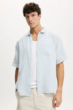 Relaxed Linen Short Sleeve Shirt