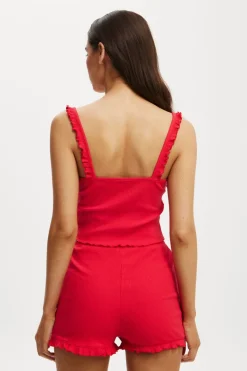 Rib Ruffle Cami