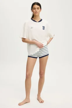 Sanrio Hello Kitty Oversized V Neck Sleep Tee