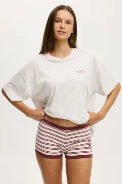 Sanrio Hello Kitty Oversized V Neck Sleep Tee