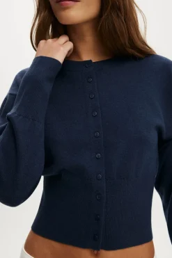 Sara Button Cardigan