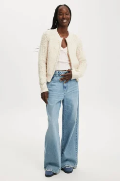 Shaggy Crew Texture Cardigan