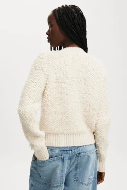 Shaggy Crew Texture Cardigan