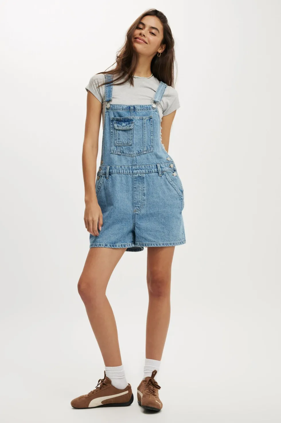 Short Denim Overall