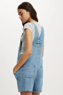 Short Denim Overall