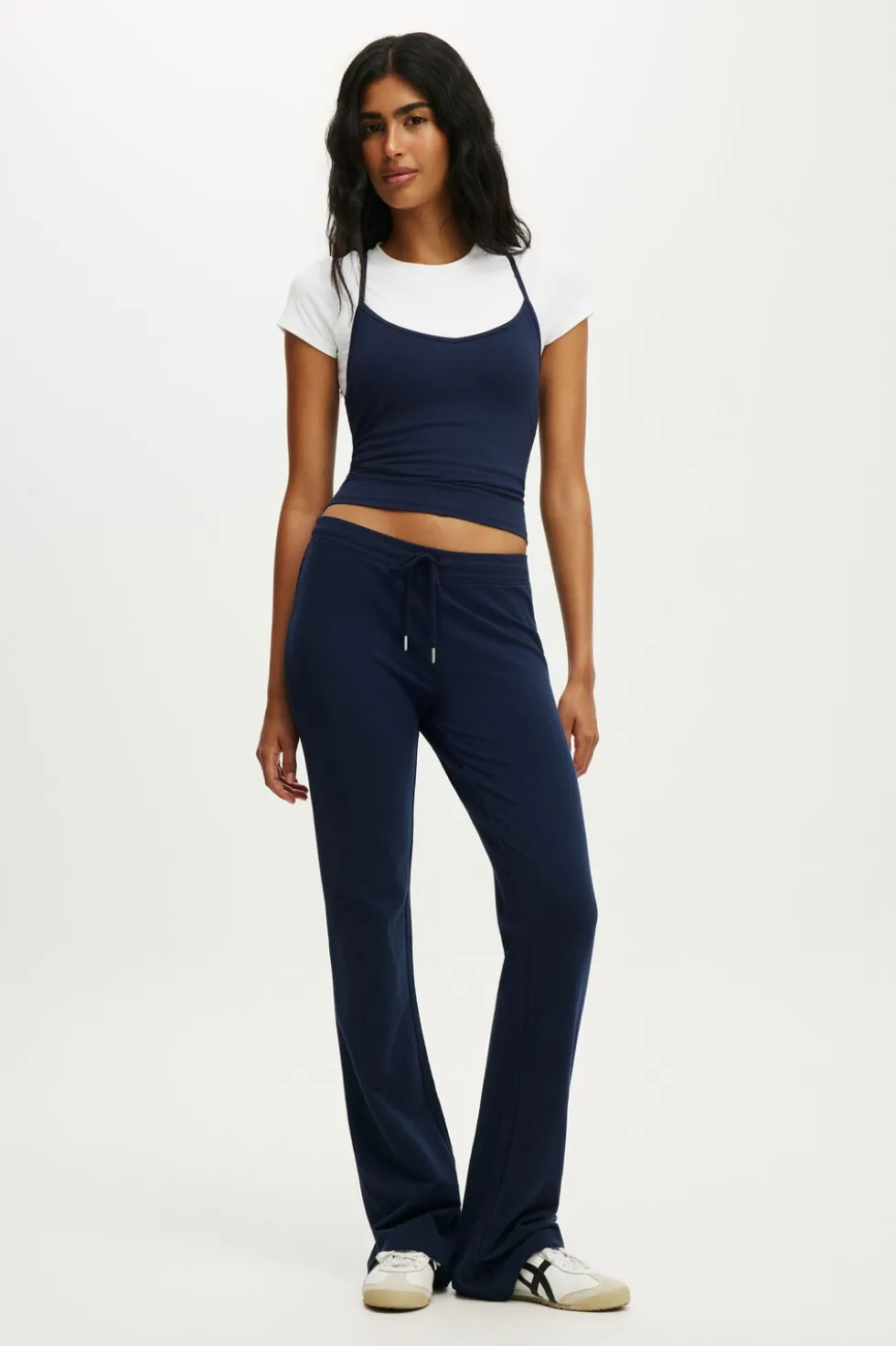 Stretch Modal Fleece Bootleg Sweatpant