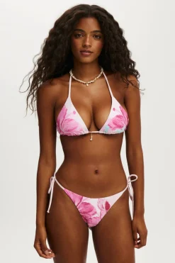String Triangle Bikini Top