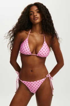 String Triangle Bikini Top