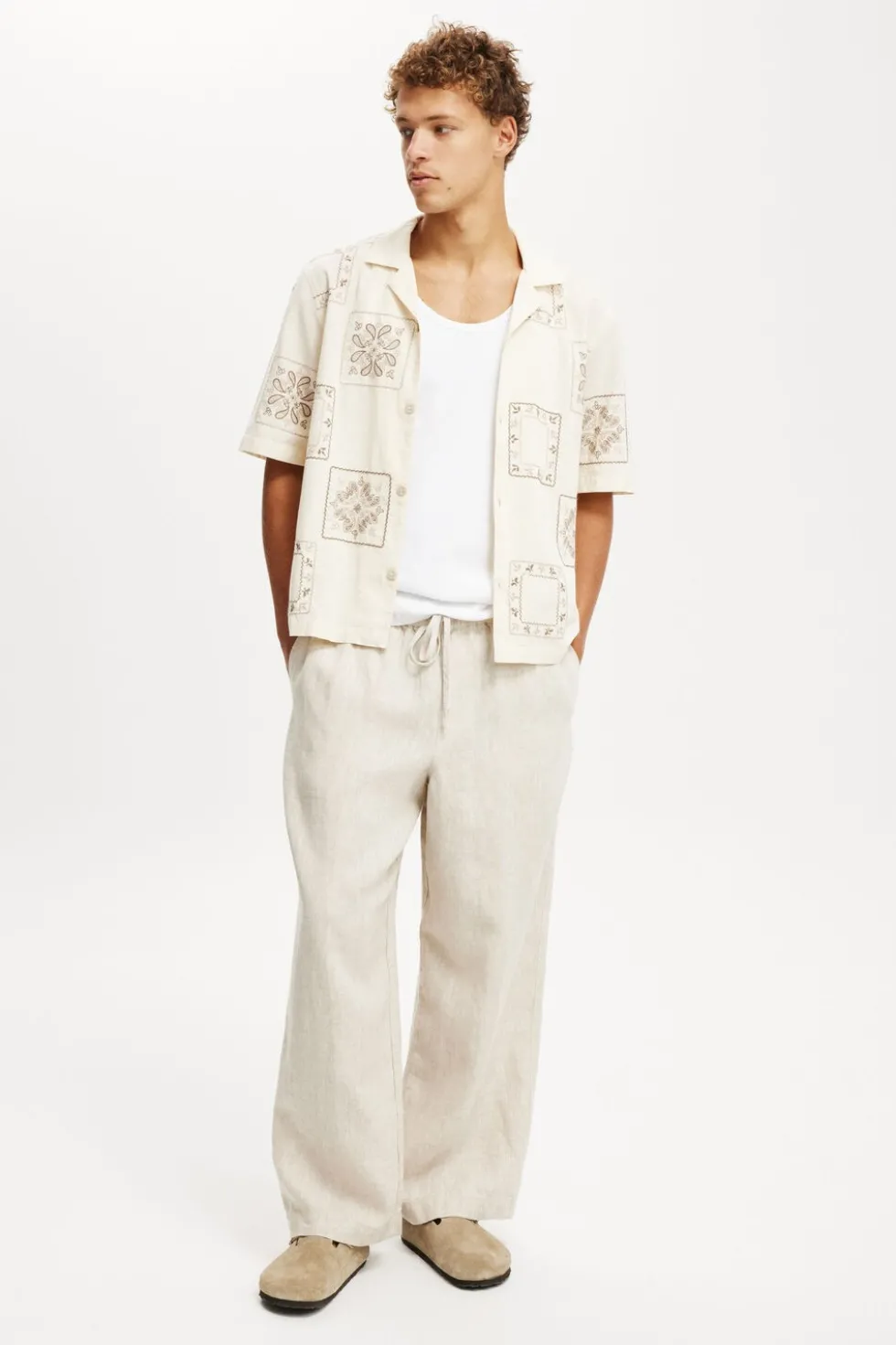Super Baggy Linen Pant