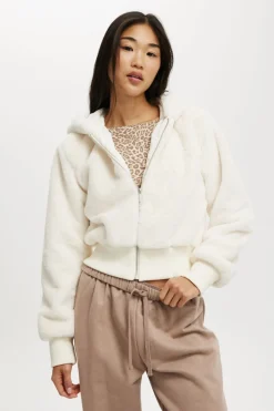Teddy Hooded Jacket