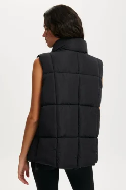 The Mother Puffer Quilted Vest