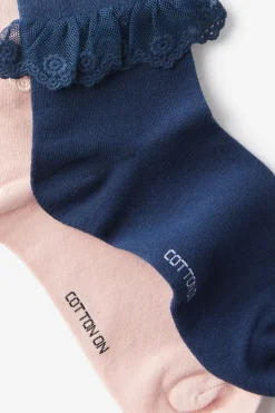 The Perfect Pair Pretty Frill Sock 2Pk