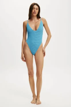 Tie Back Strappy One Piece Brazilian