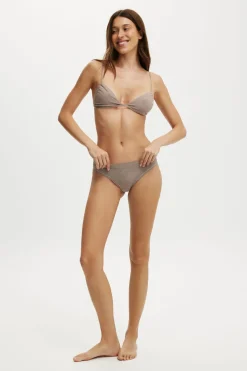 Tiny Cotton Triangle Bralette