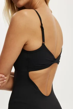 Ultra Luxe Twist Back Shortie Onesie