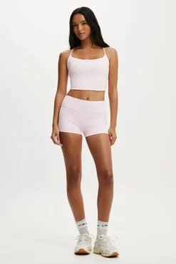 Ultra Soft Cropped Twist Back Tank