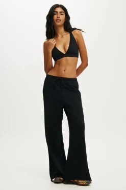 Ultra Soft Deep Plunge Cross Back Crop