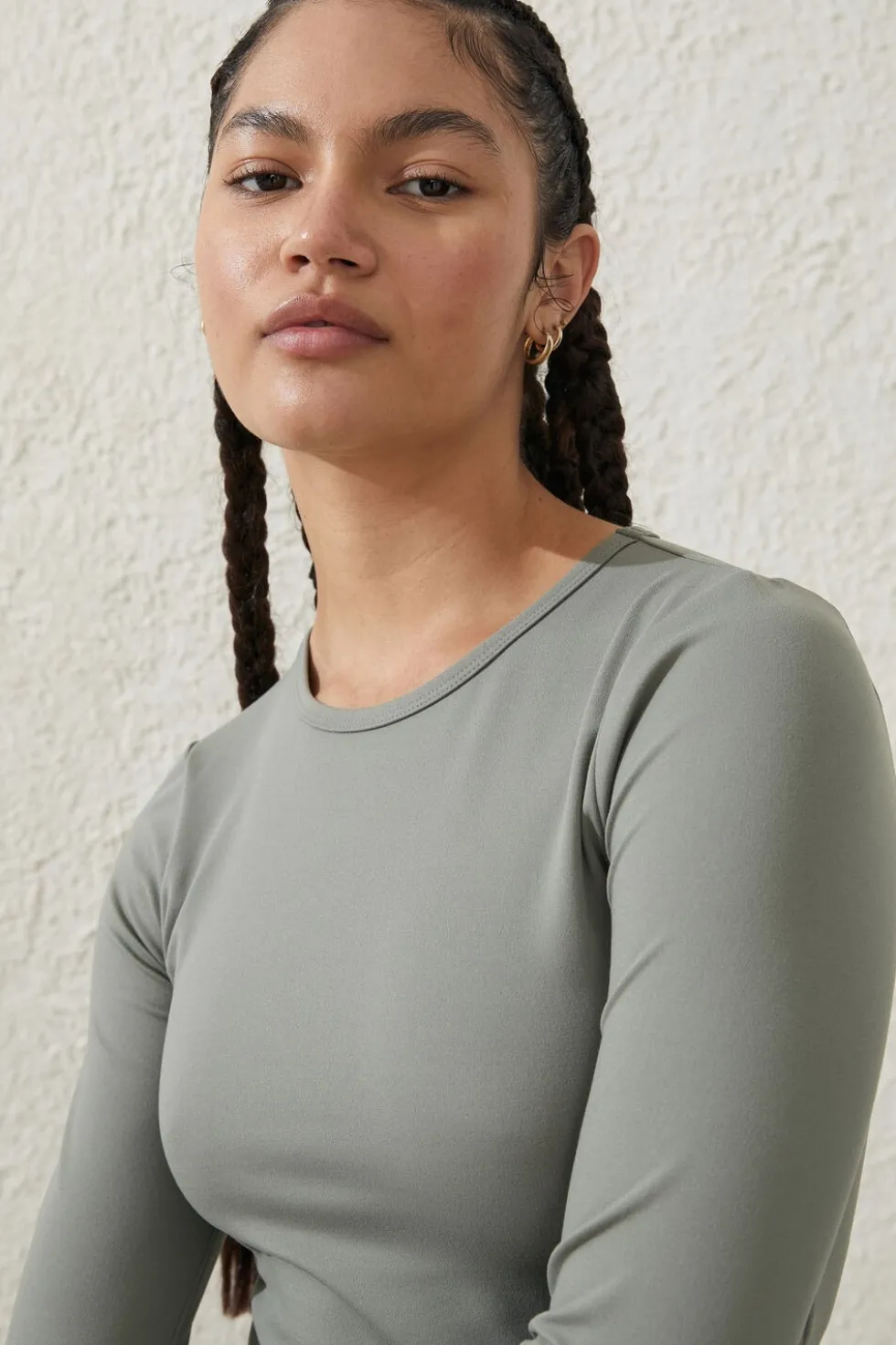 Ultra Soft Fitted Long Sleeve Top