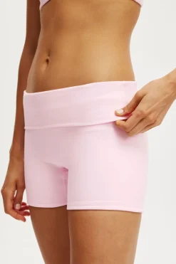 Ultra Soft Roll Over Shortie Short