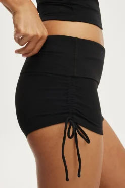 Ultra Soft Tie Side Roll Over Micro Short