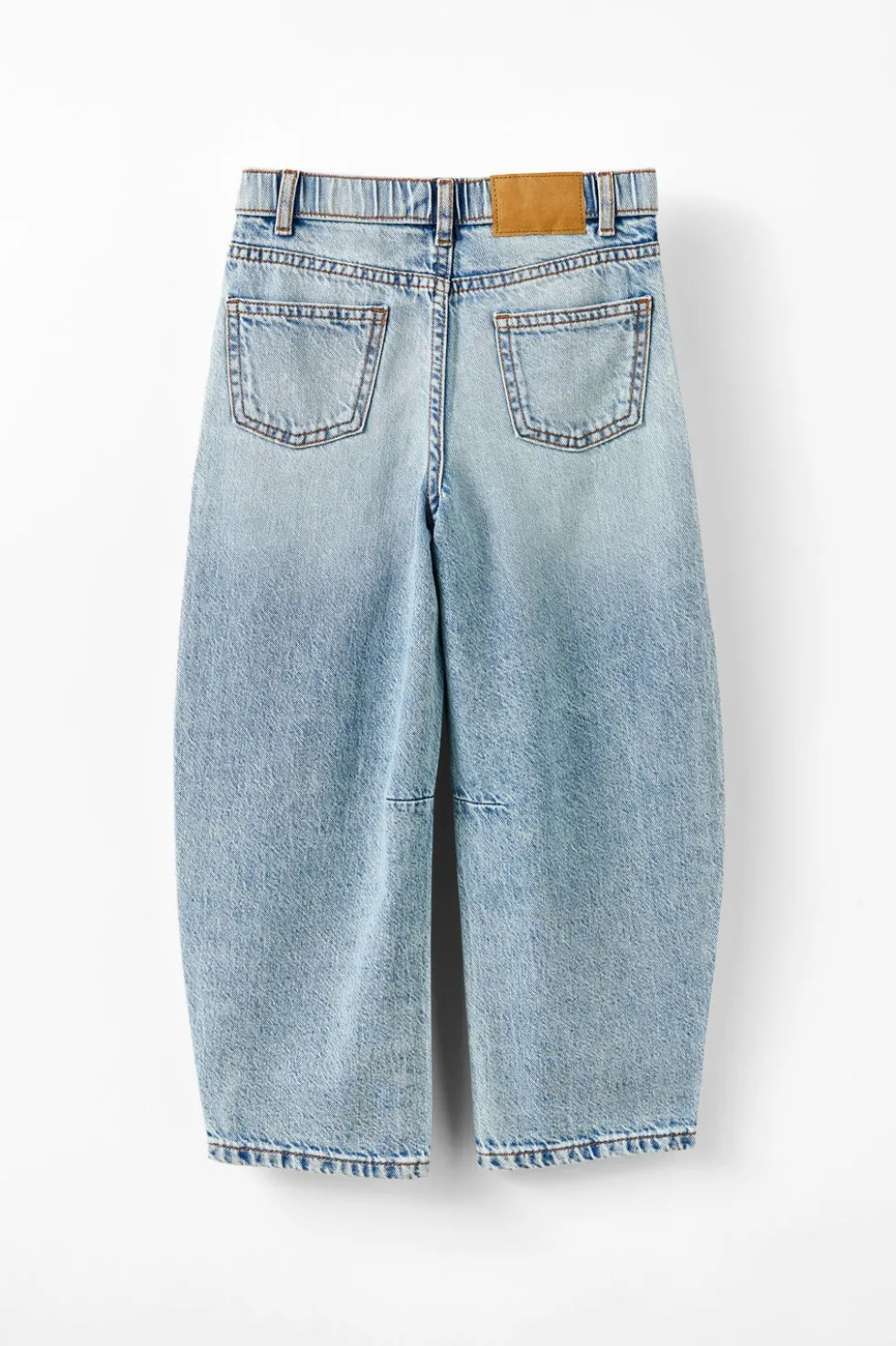 Unisex Barrel Leg Denim Jean