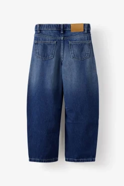 Unisex Barrel Leg Denim Jean