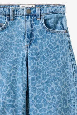 Unisex Barrel Leg Denim Jean