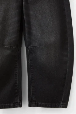 Unisex Barrel Leg Denim Jean