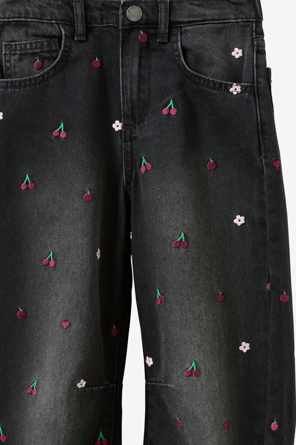 Unisex Barrel Leg Denim Jean