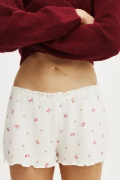 Waffle Baby Lock Hem Short