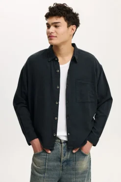 Washed Long Sleeve Shirt