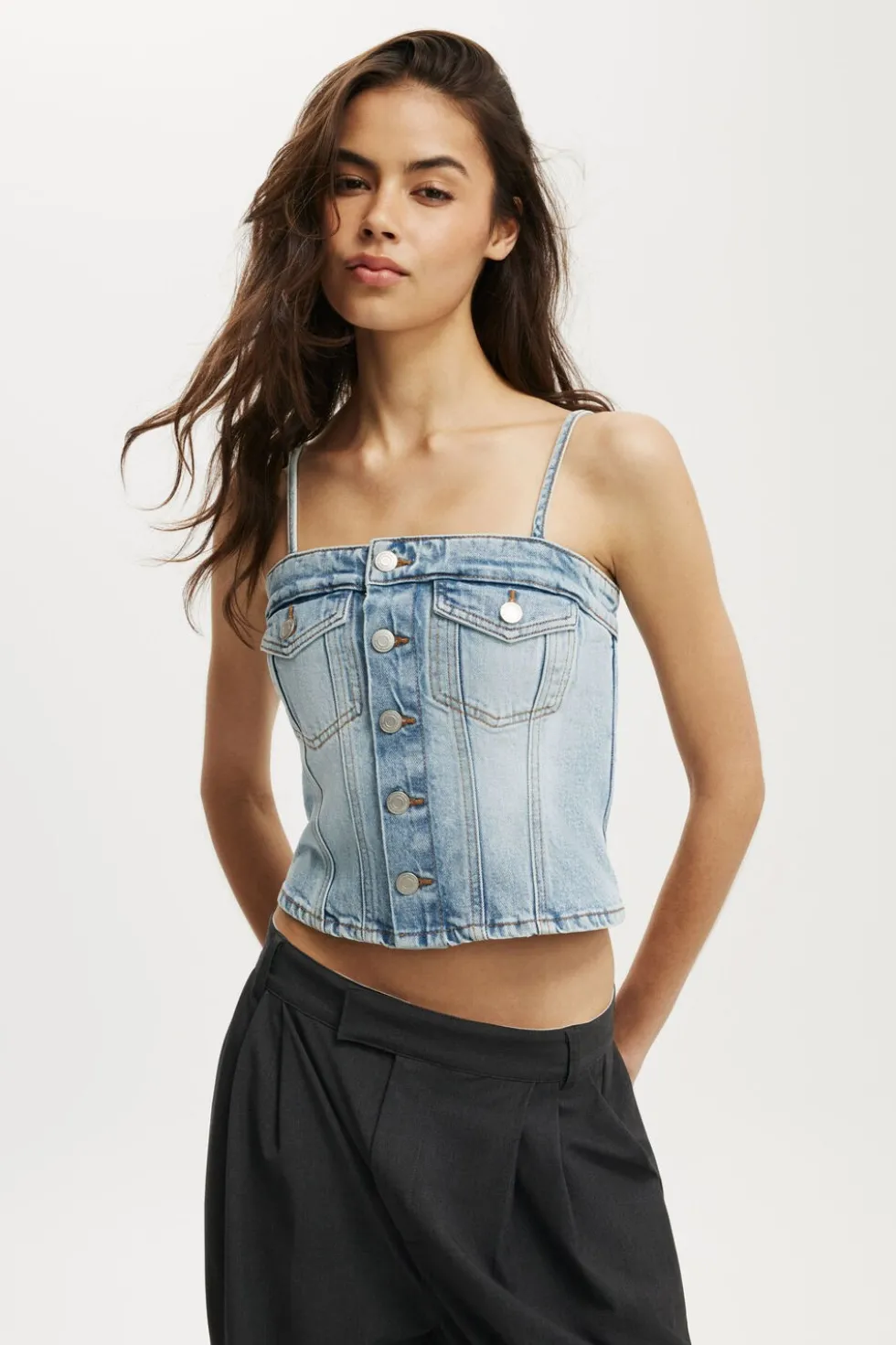 Willow Denim Corset