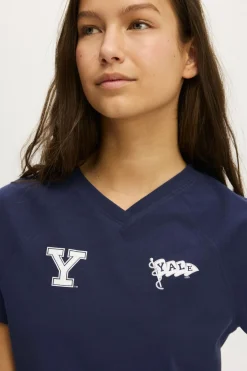 Yale Soft V Neck Sleep Tee
